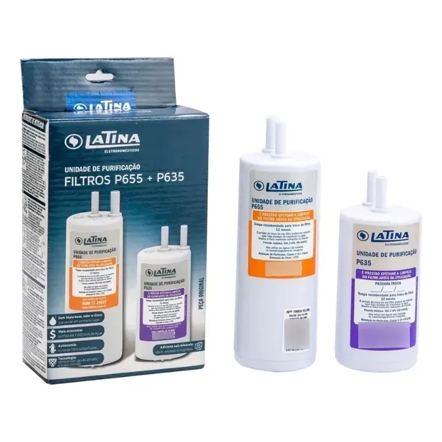 Filtro Refil Latina P655 P63 Original Mineralizer Pn555