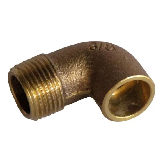 Pack 10 Unid. Codo Bronce So-he 3/8'' (soldar-hilo Exterior)