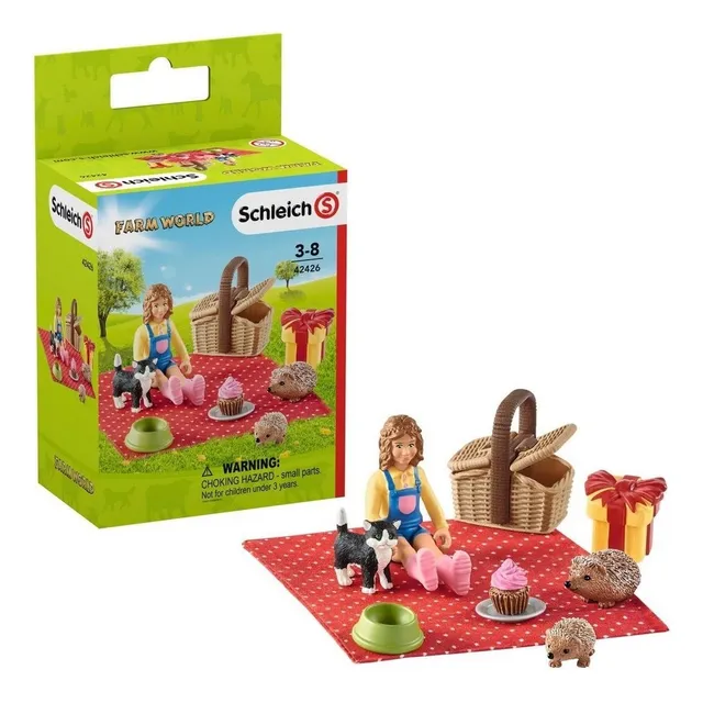 Set Picnic De Cumpleaños Schleich Farm World Realista Tx