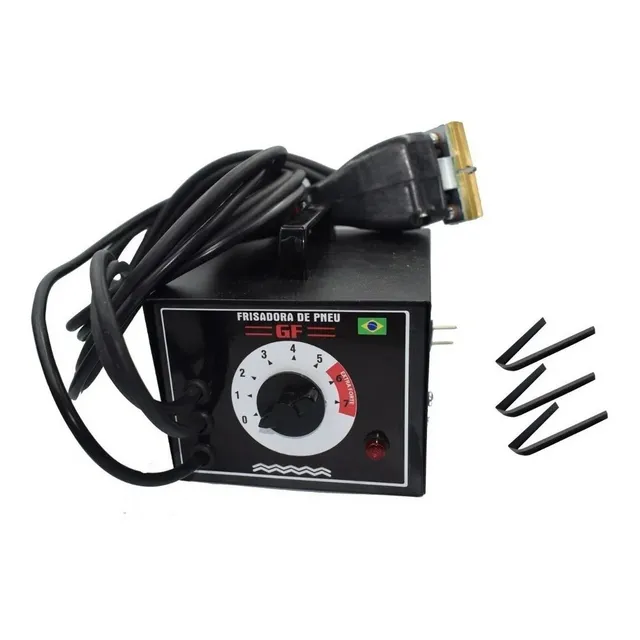 Maquina Riscadora Frisadora De Pneus + Kit Com 20 Lâminas