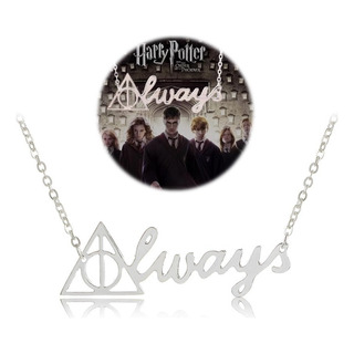 Collar Harry Potter Always Por Siempre Collares De Moda Collar Harry Potter Always Por Siempre Collares De Moda