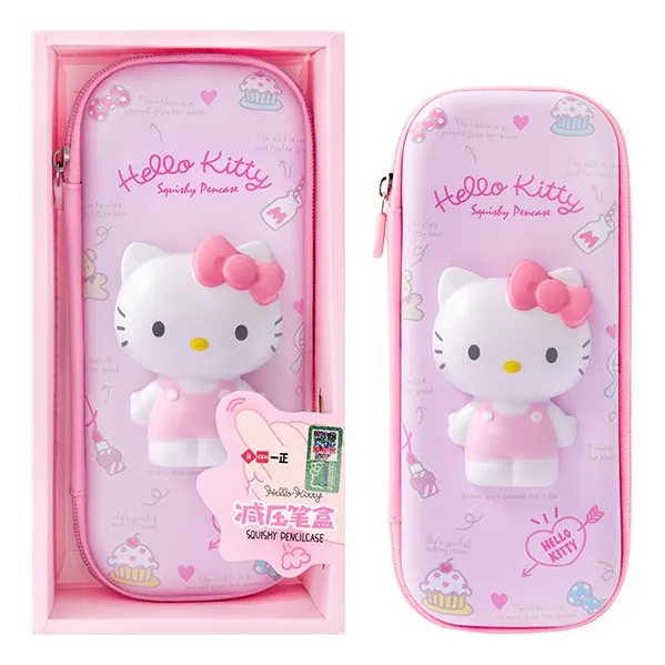 Cartuchera Sanrio Con Squishy Antiestrés Original