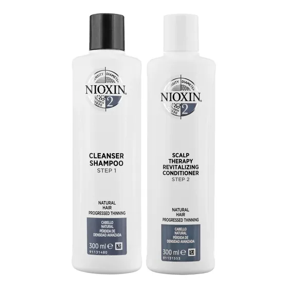 Nioxin-2 Shampoo 300ml + Acondicionador Cabello Natural