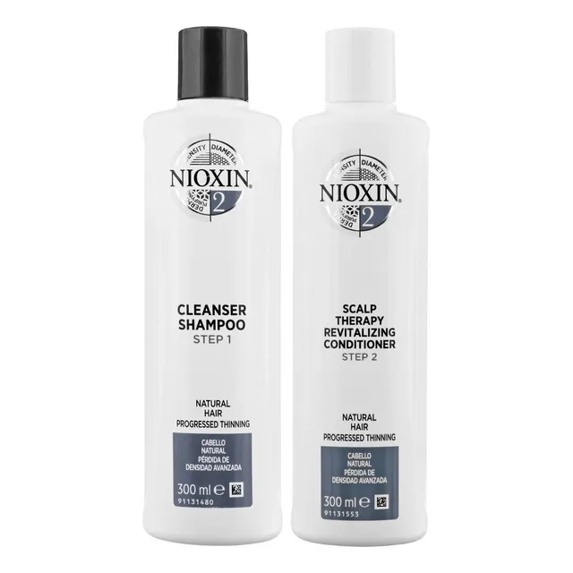 Nioxin-2 Shampoo 300ml + Acondicionador Cabello Natural