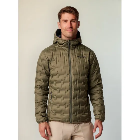 Campera Columbia Delta Ridge 2 Hoodie Pluma 650 Fp Hombre