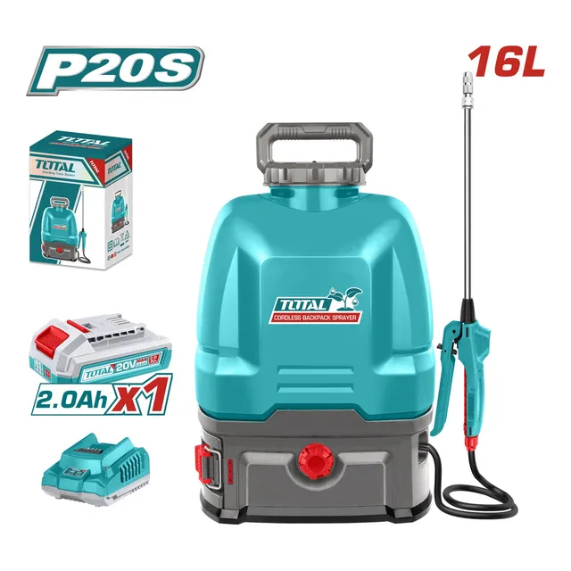 Fumigadora Inalambrica 20v Bateria 2a 16l Total Tspli20162 Color Turquesa