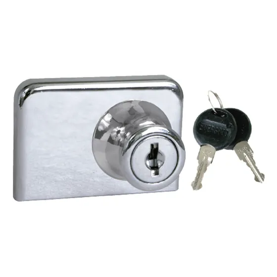 Chapa Niquel Para Doble Puerta Vidrio 19 X 18 Mm Discover 40