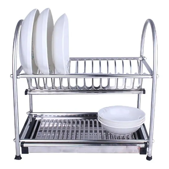 Escurridor De Platos P/tope De Acero Inoxidable 