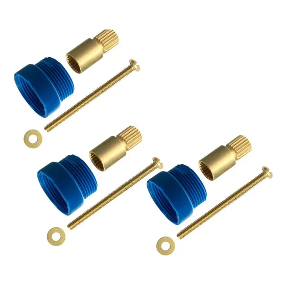 Kit 3 Prolongador Registro Docol Castelo Padrão 10mm Blukit