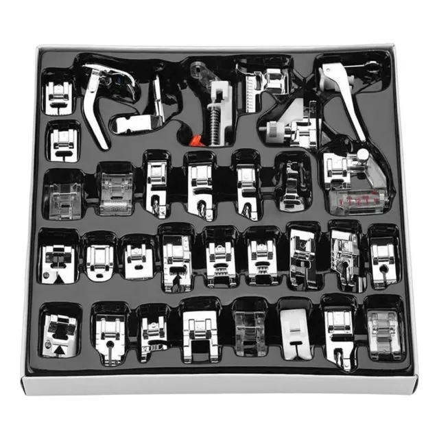 Kit Pie Prensatelas X 32 Unid Para Máquina De Coser Familiar