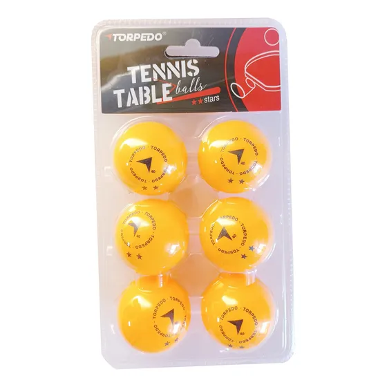 Set 6 Pelotas Ping Pong 2 Estrellas