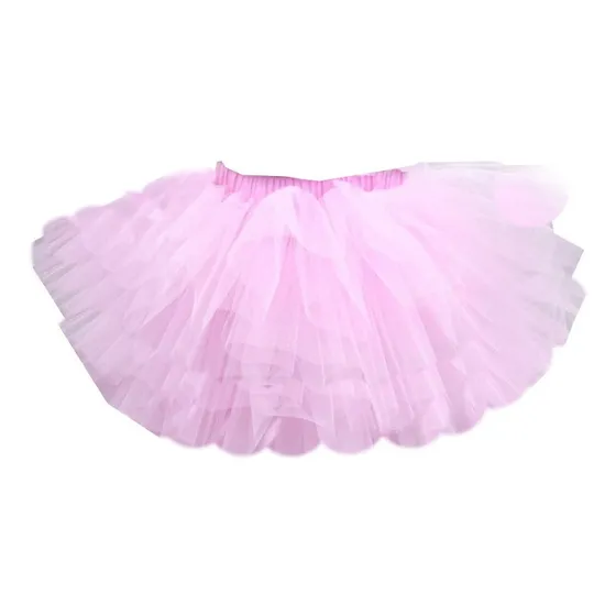 Tutu Bailarina Infantil Colorido Y Liso. Talles 1 Al 14