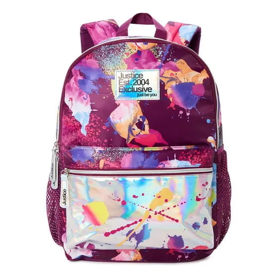 Morral Justice Niñas Colegial Universitario Lanyard Pink Met