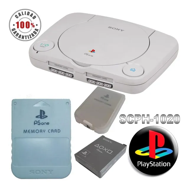 Memory Card Playstation One 1 Mega Scph-1020 De 16 Bloques