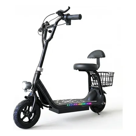 Bolin Patinete Elétrico Infantil Scooter Mini Homem Aranha Preto