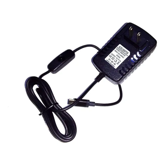 Fuente De Alimentacion Para Raspberry Pi4 Usb-c Con Switch