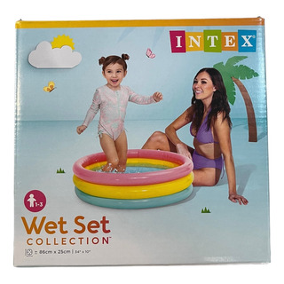 Alberca Piscina Inflable 3 Aros Para Bebes Intex 86 X 25 Cm Alberca Piscina Inflable 3 Aros Para Bebes Intex 86 X 25 Cm