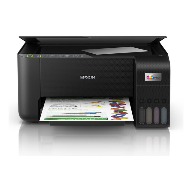 Impressora Multifuncional 3 Em 1 Ecotank L3250 Preta Epson Cor Preto Bivolt