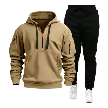 Conjunto De Sudadera Y Pantalón Deportivo Para Hombre 2 Piez