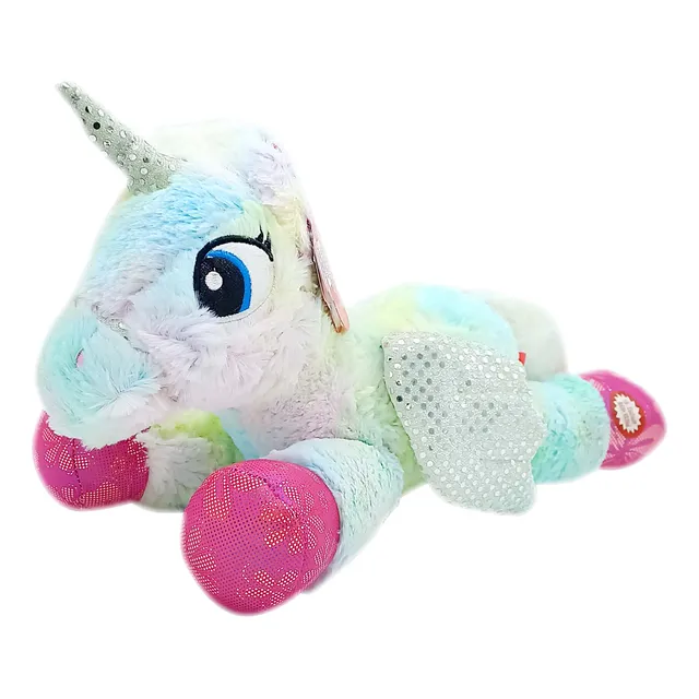 Peluche Unicornio Jaspeado Que Mueve Las Alas - 10305