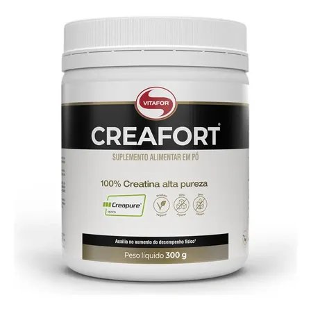Creatina Vitafor Monohidratada Creapure Creafort Pureza 300g Sem Sabor