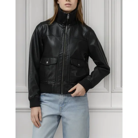 Casaca Mujer Bomber Negro Levis 59544-0426