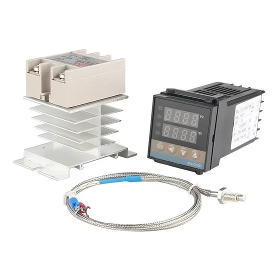 Controlador Temperatura Pid Rex C100 Tipo K Ssr-40da No Full
