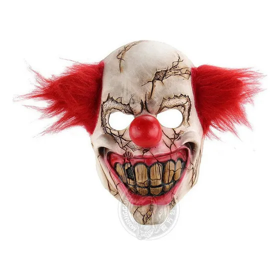 Z Máscaras Látex Halloween Palhaço Rosto Fantasma Assustador