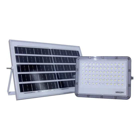 Reflector Solar Led 100w Potente Luz Blanc Color De La Carcasa Negro Color