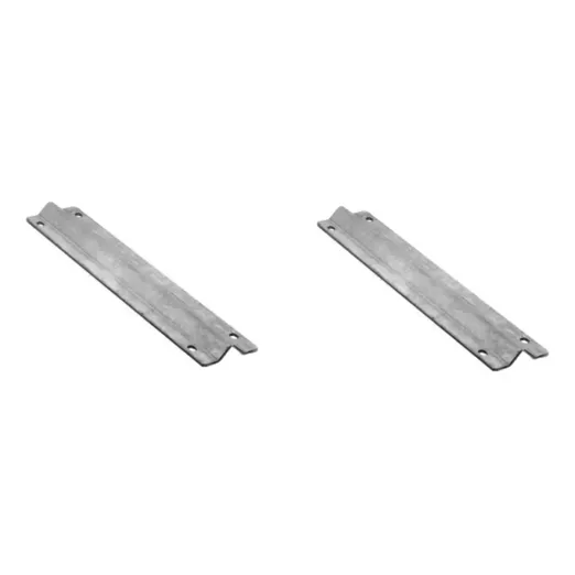 2 Piezas Riel De Piso Tipo V 3m Combiarialdo 906.3