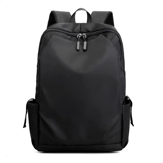 Mochila Masculina Lona Reforçada Impermeável Para Notebook Cor Preto Desenho Do Tecido Lisa LeBag