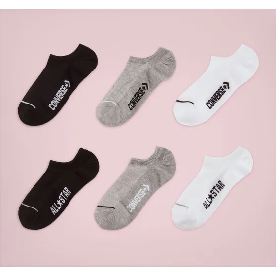 Pack X6 Medias Unisex Citrion Sporty Con Logotipo Converse