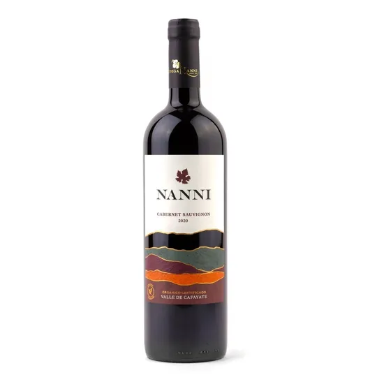 Vinos Nanni Jovenes Varietales Cabernet Suavignon Orgánico 