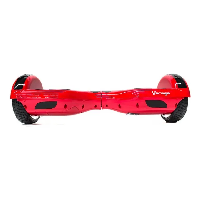 Hoverboard Eléctrico Vorago Hb-200 Patineta Eléctrica 12 Km/h Doble Motor 350w Batería 4400 Mah Luces Led Soporta 120 Kg Carcasa Antiflama Resistente A Salpicaduras Autonomía 15 Km Color Rojo