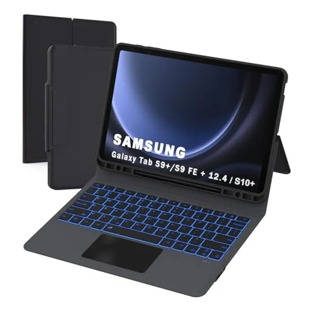 Funda Con Teclado Para Samsung Galaxy Tab S9 Fe+ /