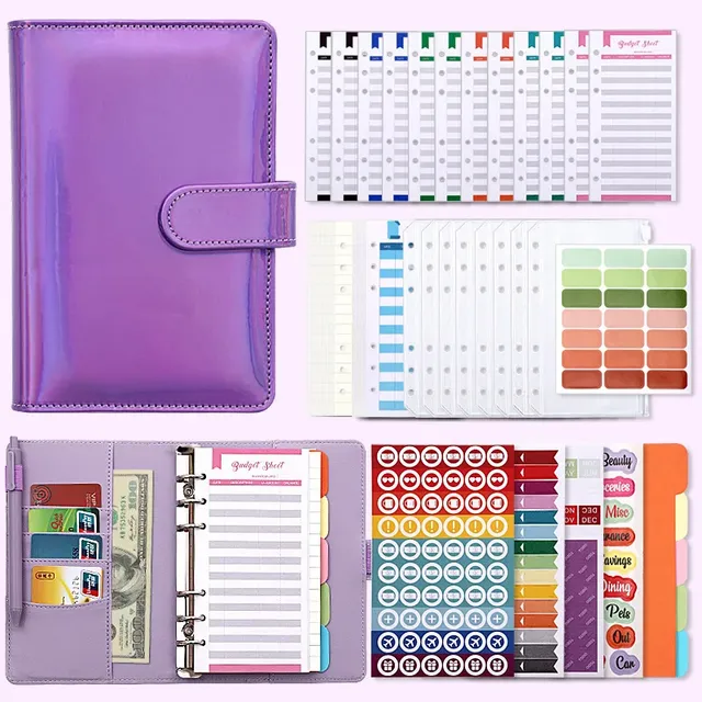 Agenda Ahorradora De Dinero Incluye: Sobres, Planner, Stiker