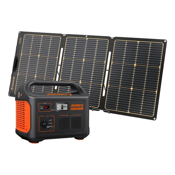 Kit Estacion De Energia Portatil Jackery 1000w + Panel 120w Color Negro Voltaje De Circuito Abierto 25.1v Voltaje Máximo Del Sistema 20.9v
