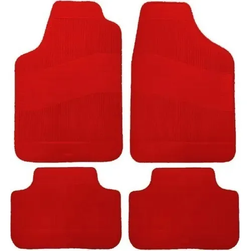 Tapete Emborrachado Automotivo Universal Carpete Jogo 4 Pçs