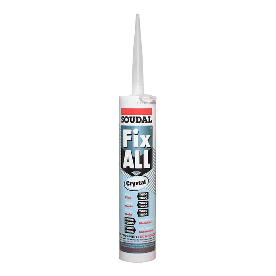 Adhesivo Alto Desempeño Fix All Cristal Cartucho
