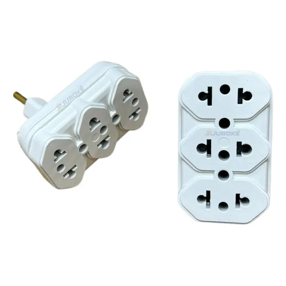 Pino Adaptador Lateral Benjamim 3 Saídas 10/20a - Unidade