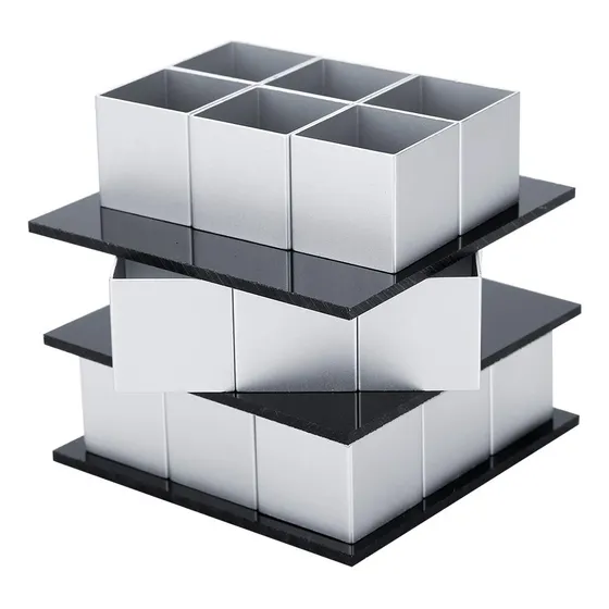 Molde Torta Cubo Pastel Rubik Respetuoso Medio Ambiente 3d