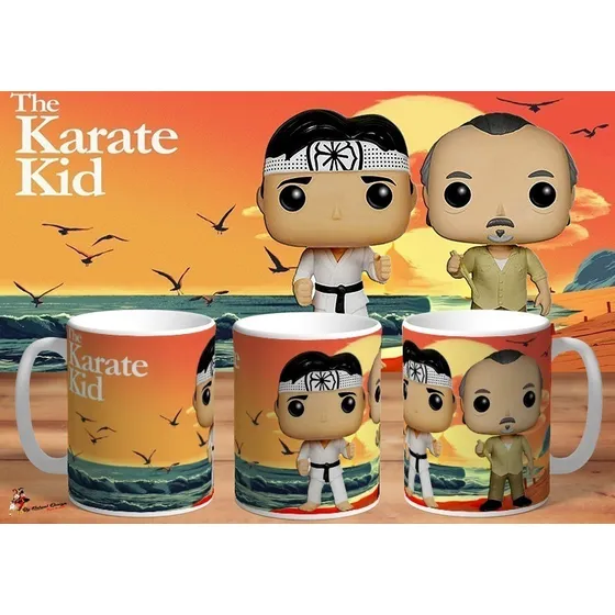 Taza De Ceramica Karate Kid Funko Art
