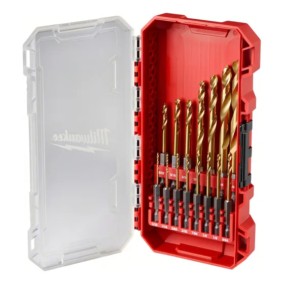 Juego de brocas de titanio Milwaukee 48-89-4670 Shockwave RedHelix (15 unidades)