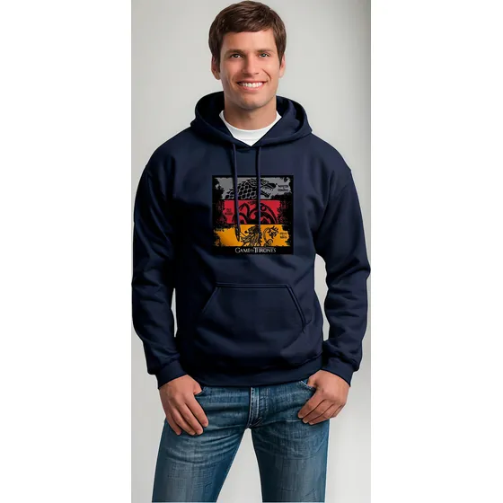 Buzo Hoodie Con Capota Game Of Thrones Vintage Serie Got