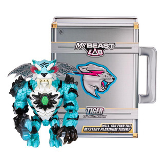 Boneco Colecionável 16cm Mrbeast Lab - Tigre Boneco Colecionável 16cm Mrbeast Lab - Tigre