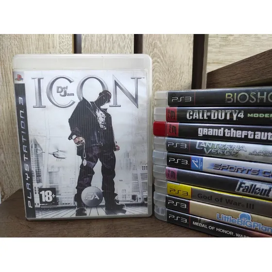 Jogo Def Jam: Icon Original Para Ps3 - Midia Física