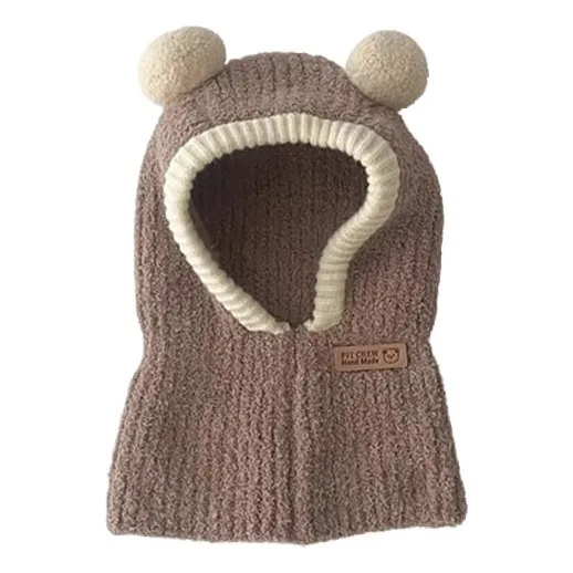 Gorro Para Bebé Con Capucha Y Gorro De Invierno De Punto