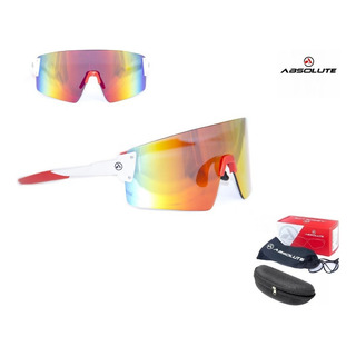 Oculos Ciclismo Bike Absolute Prime Ex Branco Espelhado Mtb Cor Da Lente Vermelho Oculos Ciclismo Bike Absolute Prime Ex Branco Espelhado Mtb Cor Da Lente Vermelho