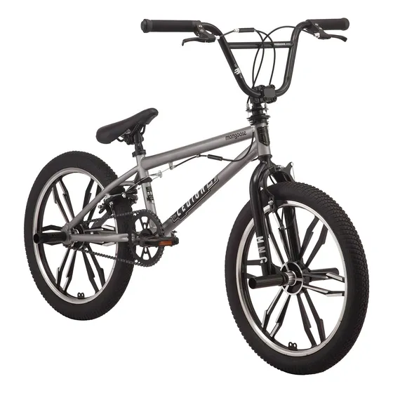 Bicicleta Bmx Mongoose Legion Mag Freestyle R20 Cuadro Acero Color Plateado Tamaño Del Cuadro 20