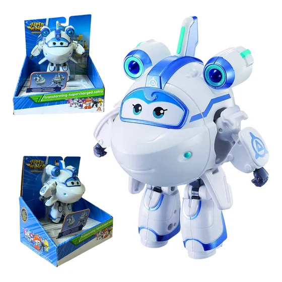 Super Wings Transformando O Supercharged Astra Branco 881